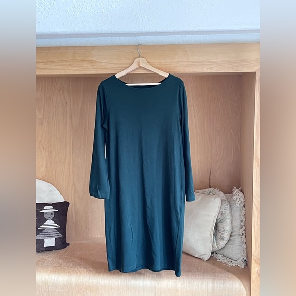 Rich Forrest Green Dress ~ KowTow ~ Size S - Picture 3 of 9